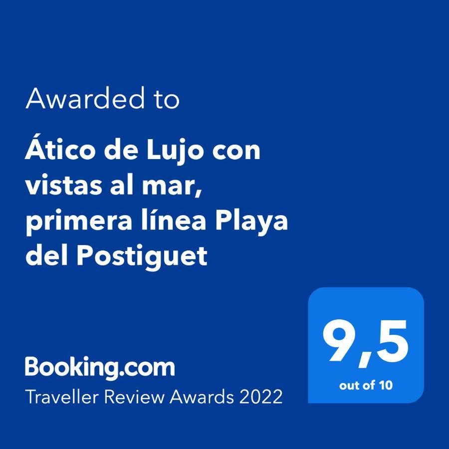 Atico De Lujo Con Vistas Al Mar, Primera Linea Playa Del Postiguet Alicante Ngoại thất bức ảnh
